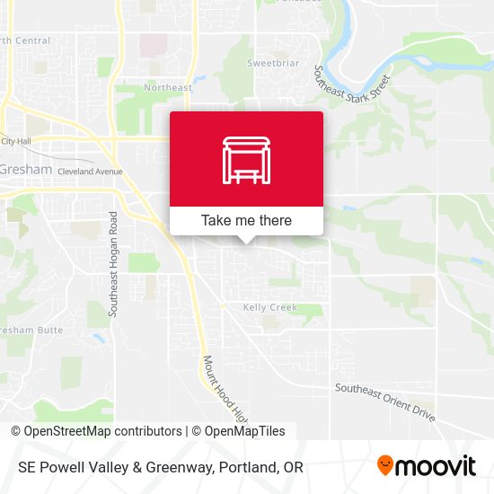 Mapa de SE Powell Valley & Greenway