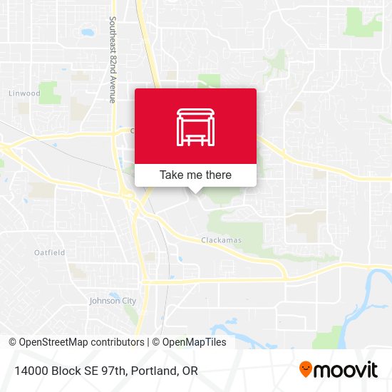 Mapa de 14000 Block SE 97th