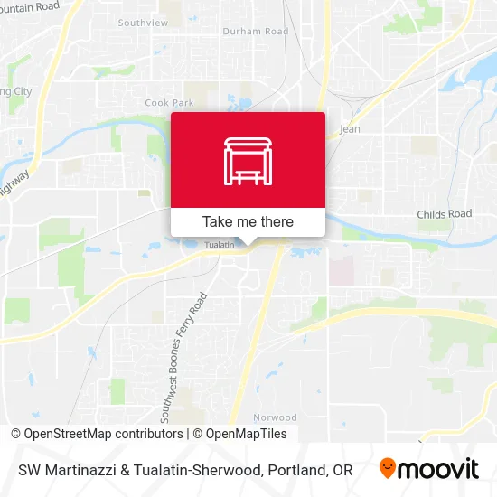 Mapa de SW Martinazzi & Tualatin-Sherwood