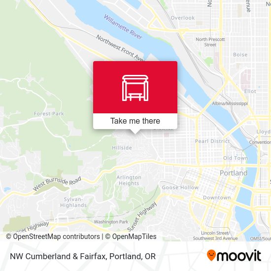 Mapa de NW Cumberland & Fairfax