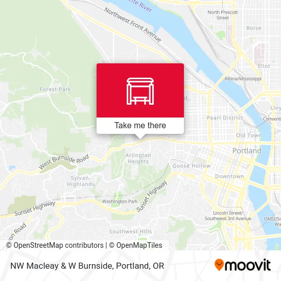NW Macleay & W Burnside map