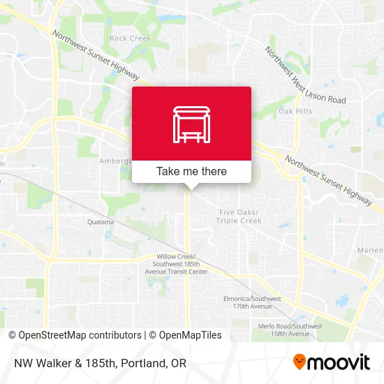Mapa de NW Walker & 185th