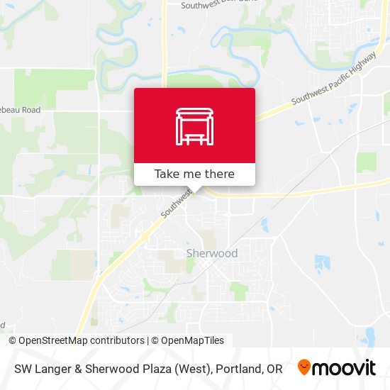 Mapa de SW Langer & Sherwood Plaza (West)
