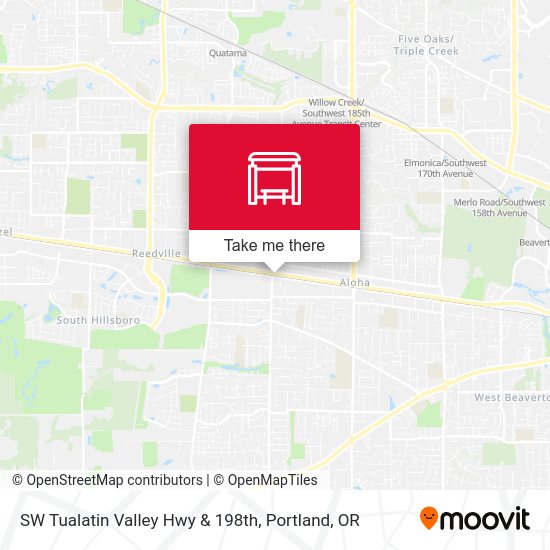 Mapa de SW Tualatin Valley Hwy & 198th