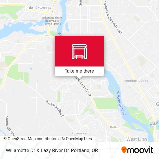 Mapa de Willamette Dr & Lazy River Dr