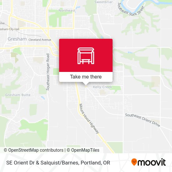 SE Orient Dr & Salquist/Barnes map