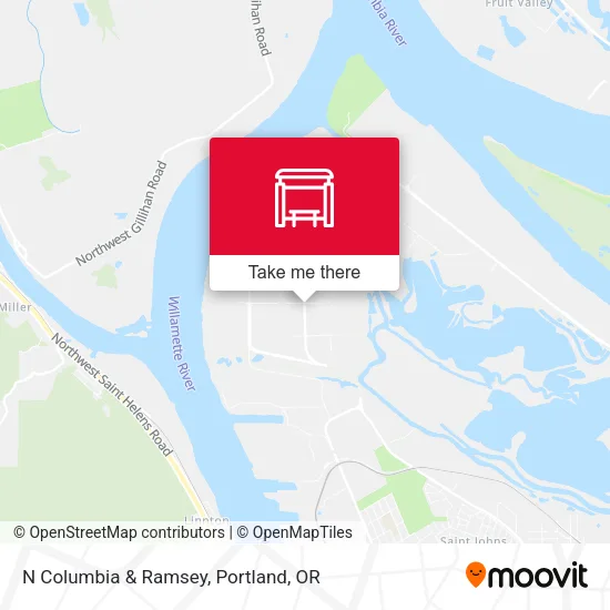 N Columbia & Ramsey map