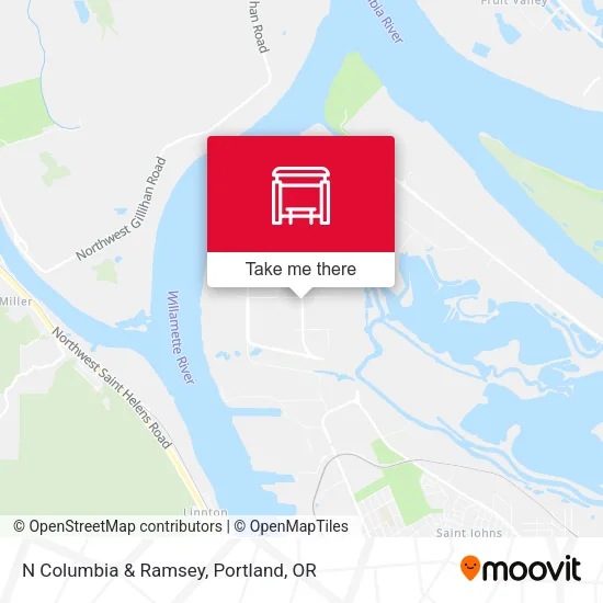 N Columbia & Ramsey map