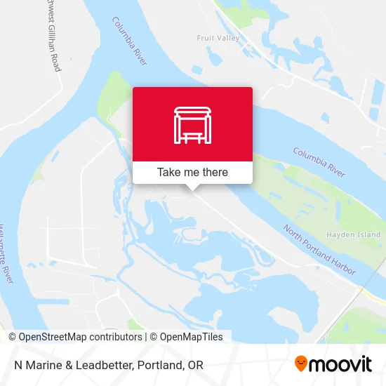N Marine & Leadbetter map