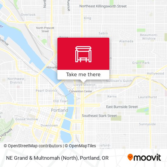 Mapa de NE Grand & Multnomah (North)