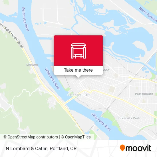 N Lombard & Catlin map