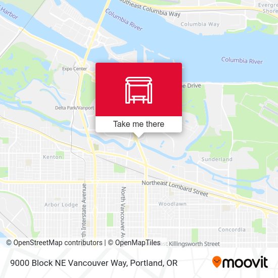 9000 Block NE Vancouver Way map
