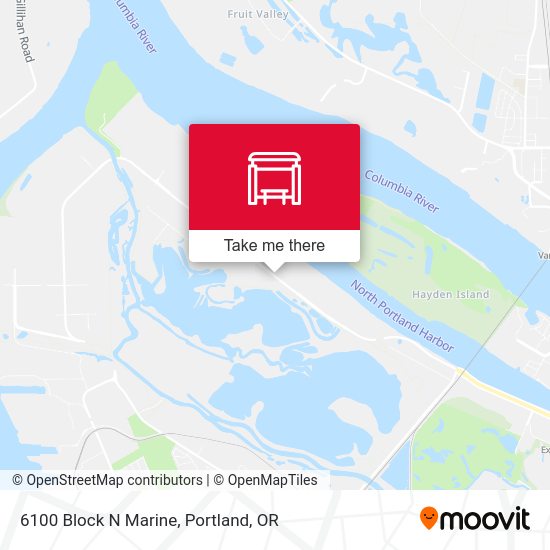 Mapa de 6100 Block N Marine