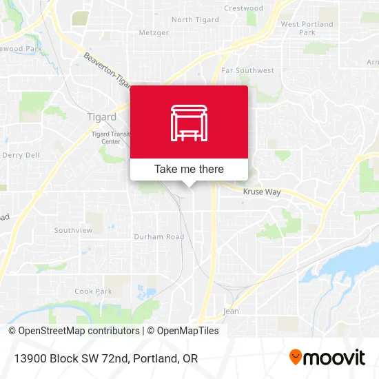 13900 Block SW 72nd map