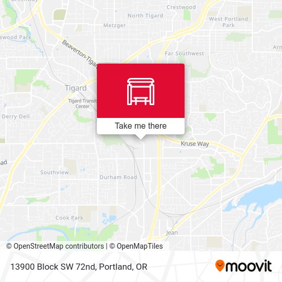 13900 Block SW 72nd map