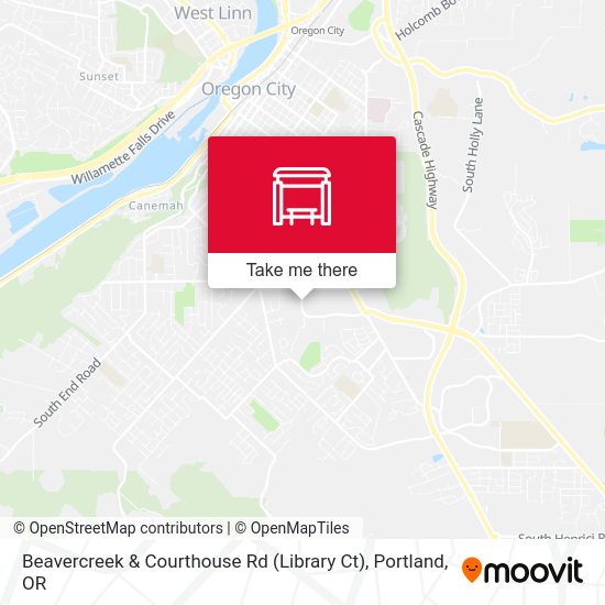Mapa de Beavercreek & Courthouse Rd (Library Ct)