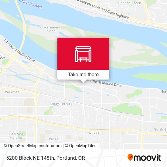 5200 Block NE 148th map
