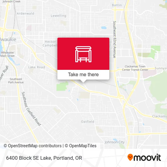 Mapa de 6400 Block SE Lake