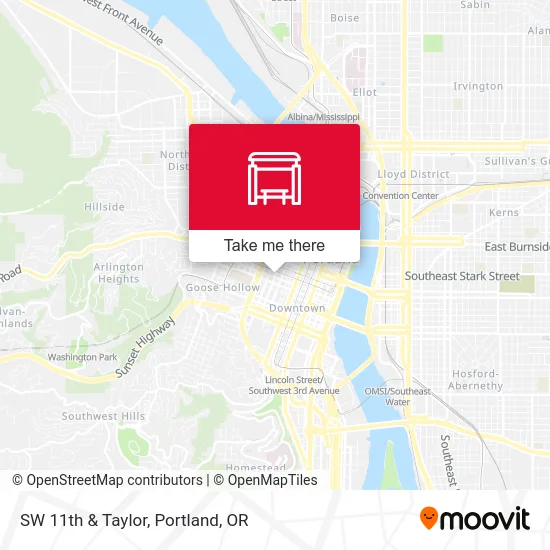 Mapa de SW 11th & Taylor