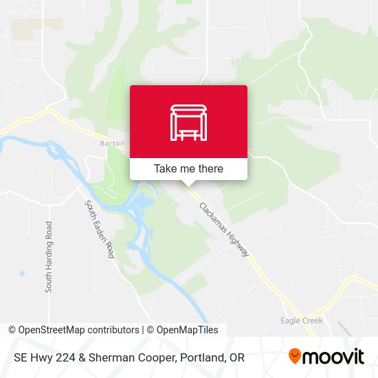 SE Hwy 224 & Sherman Cooper map