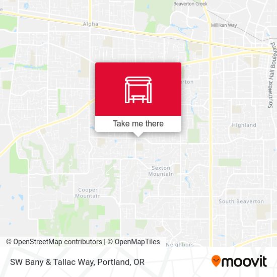 Mapa de SW Bany & Tallac Way