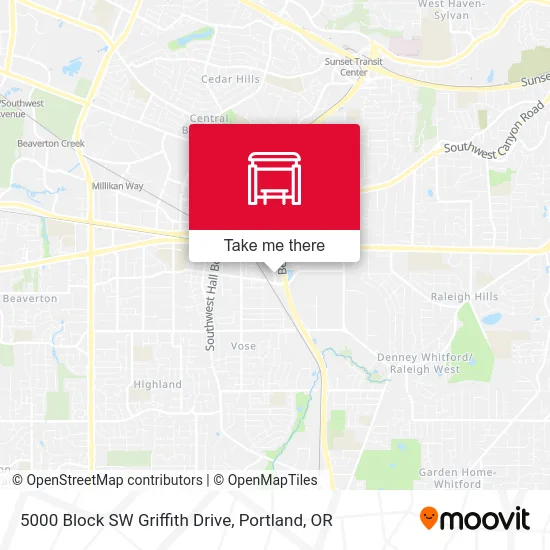 Mapa de 5000 Block SW Griffith Drive
