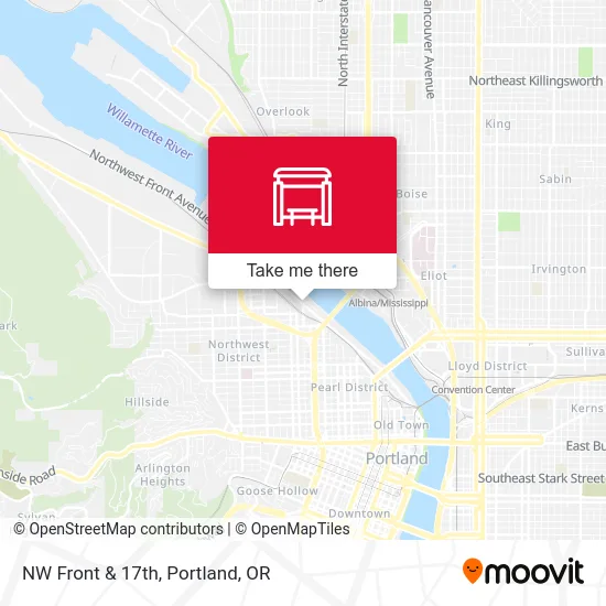 NW Front & 17th map