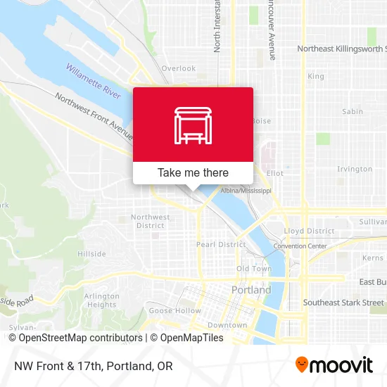 NW Front & 17th map