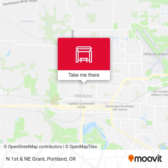 Mapa de N 1st & NE Grant