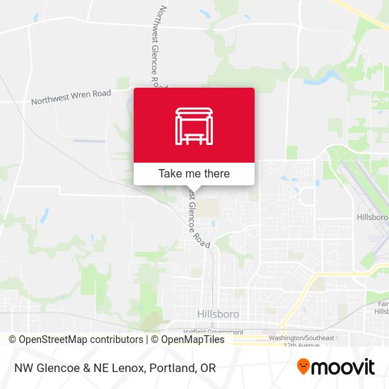 Mapa de NW Glencoe & NE Lenox