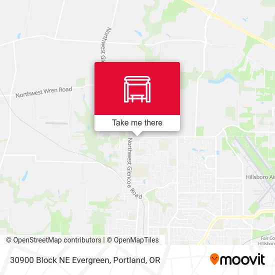 30900 Block NE Evergreen map
