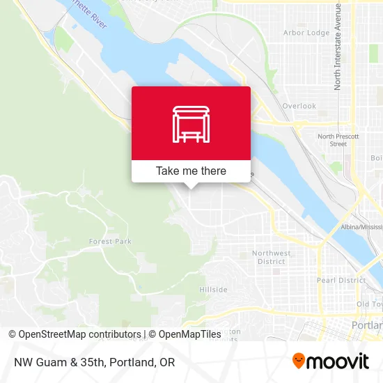 NW Guam & 35th map