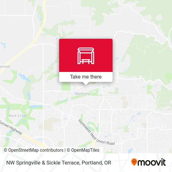 Mapa de NW Springville & Sickle Terrace