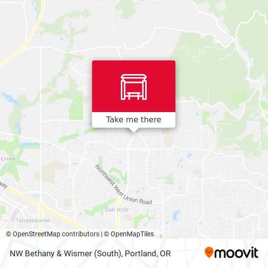 Mapa de NW Bethany & Wismer (South)