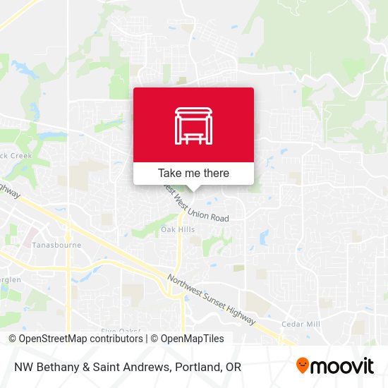 Mapa de NW Bethany & Saint Andrews