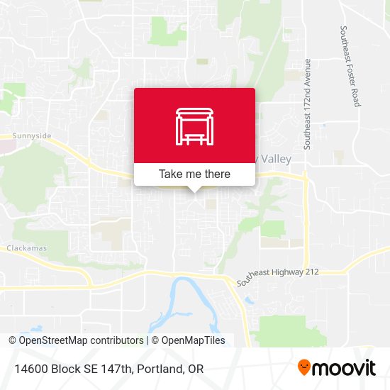 Mapa de 14600 Block SE 147th