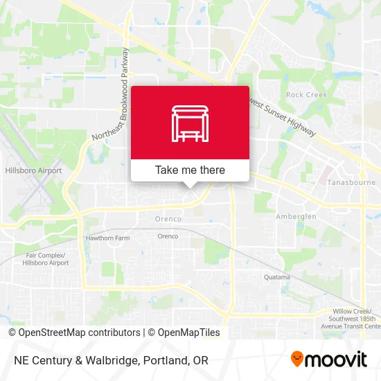 NE Century & Walbridge map