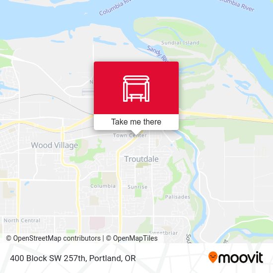 Mapa de 400 Block SW 257th