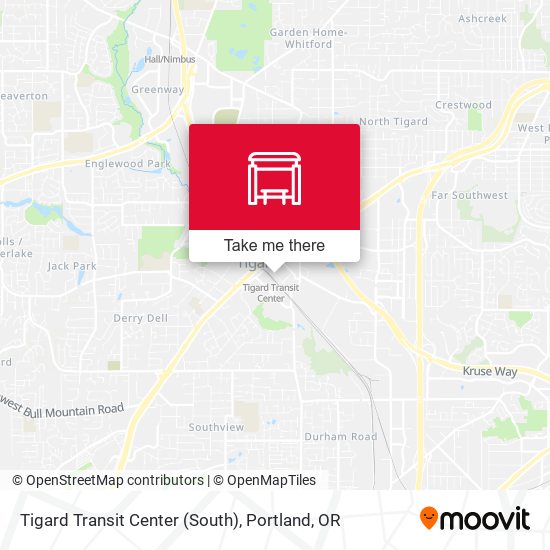 Mapa de Tigard Transit Center (South)