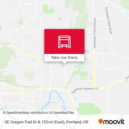 SE Oregon Trail Dr & 152nd (East) map