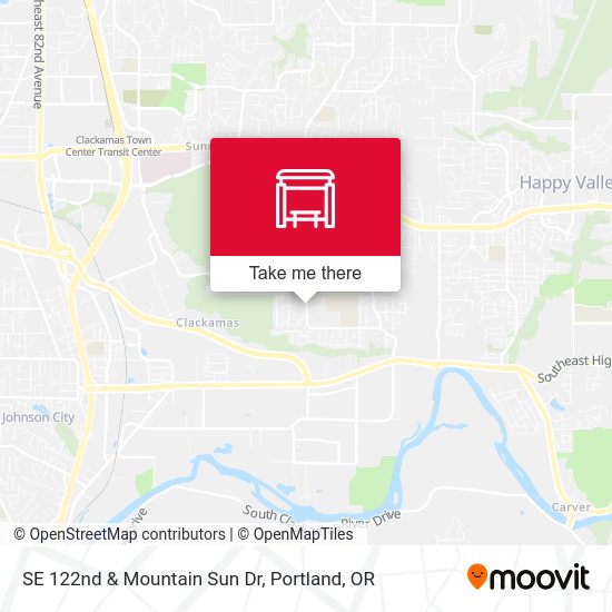 SE 122nd & Mountain Sun Dr map
