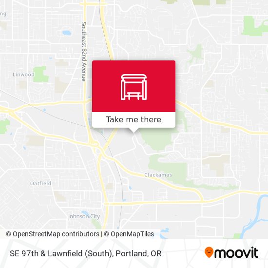 SE 97th & Lawnfield (South) map