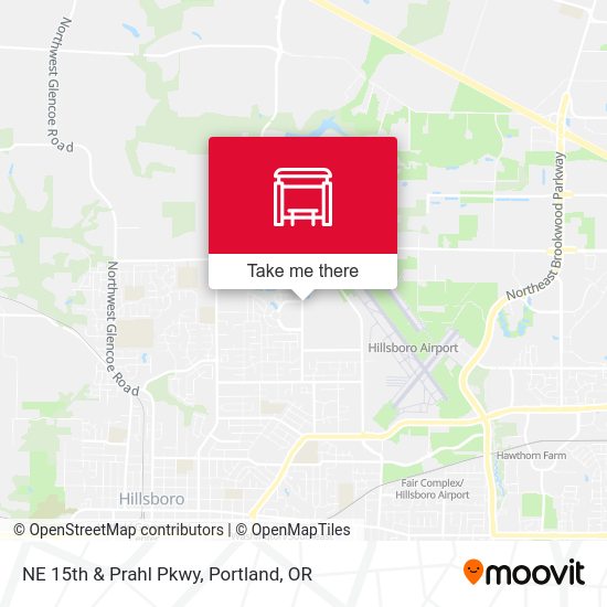 Mapa de NE 15th & Prahl Pkwy
