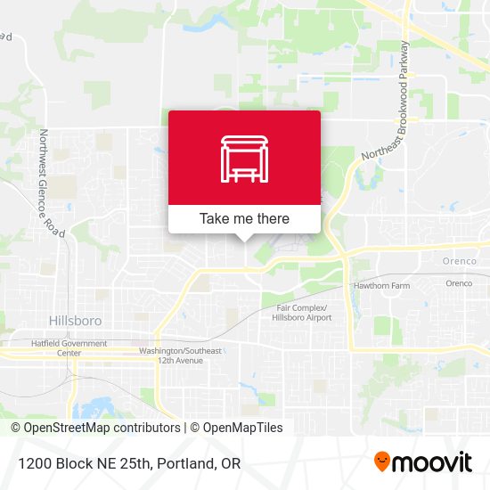 1200 Block NE 25th map