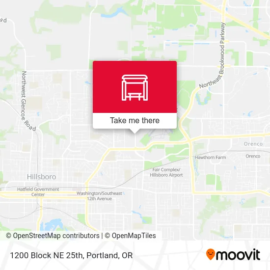 1200 Block NE 25th map