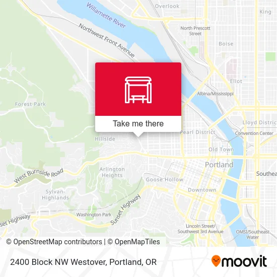 Mapa de 2400 Block NW Westover