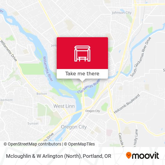 Mcloughlin & W Arlington (North) map