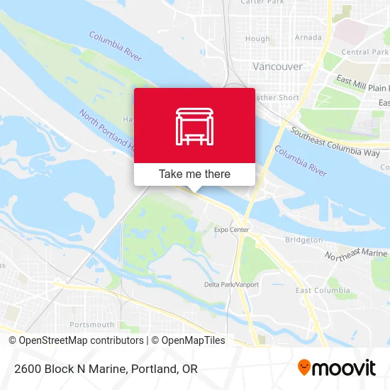 2600 Block N Marine map