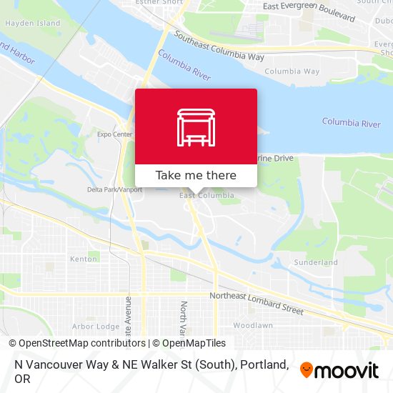 N Vancouver Way & NE Walker St (South) map