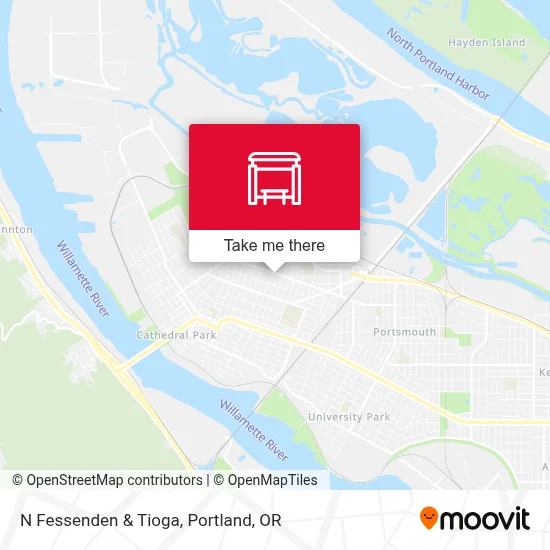 N Fessenden & Tioga map